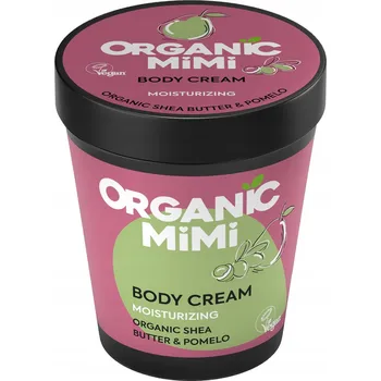Tělový krém ORGANIC MIMI hydratační tělový krém s bambuckým máslem a pomelem, 200 ml
