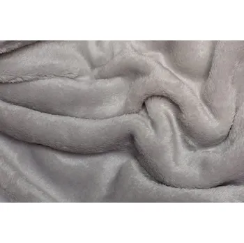 Prostěradlo Sleep Well Napínací prostěradlo z mikroflanel ŠEDÉ 90x200 cm