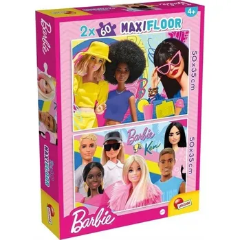 Puzzle Maxifloor Barbie Puzzle 2x60 - Lisciani