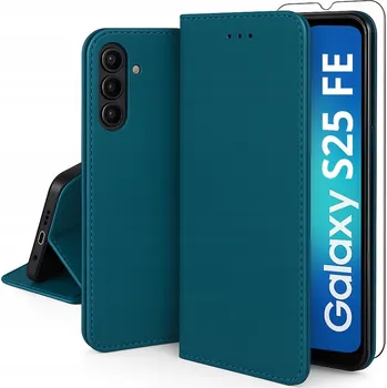 Pouzdro na mobilní telefon Pouzdro s klopou Teltech pro Samsung Galaxy S25 FE zelené