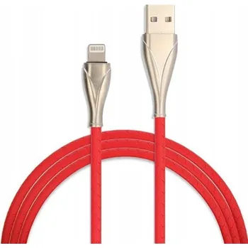 Datový kabel Kabel CaseON USB - Apple Lightning 1 m červený