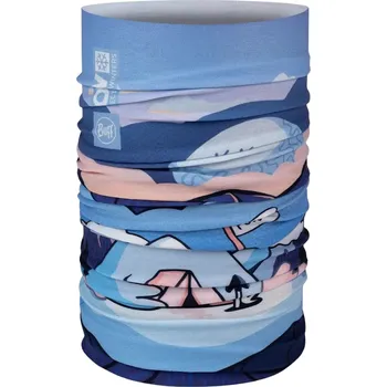 Nákrčník šátek Buff Original EcoStretch Pow - 136886/Riam/Blue junior size