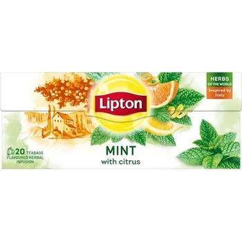 Čaj Lipton Máta a citrusové ovoce 20x 1,3 g