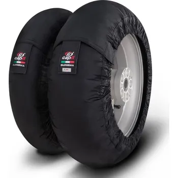 Sada na opravu pneumatiky Nahříváky pneumatik CAPIT Suprema Spina S/M (90-17'' / ≤125-17'') Black