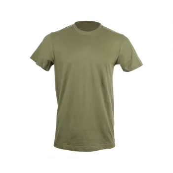 Pánské tričko Tričko BASIC bez potisku khaki, L