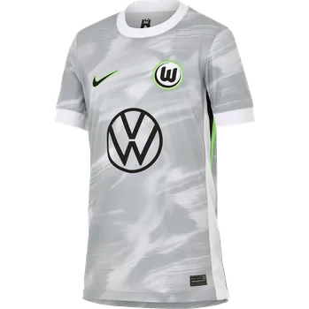 Dres Nike Dri-FIT VfL Wolfsburg Stadium Away Jersey 2025/26 Kids hq0953-100 Velikost XS (122-128 cm)