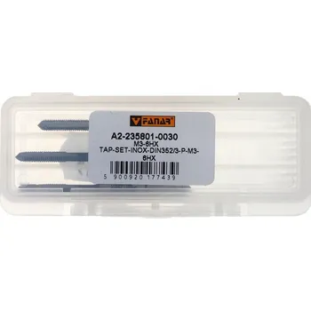 Závitořezný nástroj Ruční závitník M3 DIN-352 HSSE M ~3P Fanar
