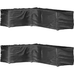 zahrada-XL Plachty na zahradní nábytek tvar L 2 ks 16 oček 210x260x80 cm 3155379