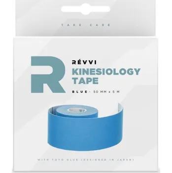 Tejpovací páska Révvi KINESIOLOGY tape (modrá) 50 mm x 5 m | KINEZIOLOGICKÉ TEJPY