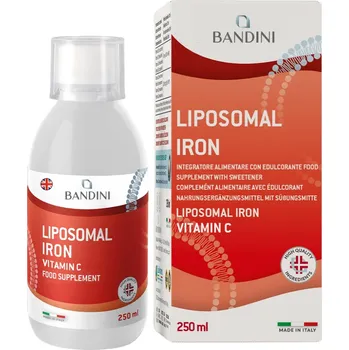 Bandini Liposomal Iron + Vitamin C - vysoké dávkování a vstřebatelnost 250 ml