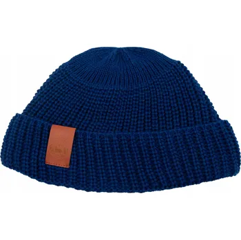 Čepice Čepice zlodějka dokerka leonka krátká bavlna organická 100% modrá