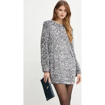 Dámské šaty Šaty Elisabetta Franchi AB70347E2 šedá 90X, vel. 36