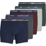 Pánské velké boxerky Jack & Jones 5 ks 12211701 multi (5XL)