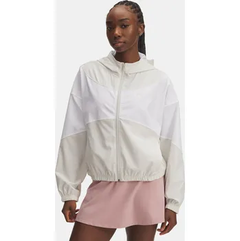 Dámská casual bunda Dámská bunda Under Armour UA Rival Woven Jkt HD-WHT 6004849-110 Bílá MD