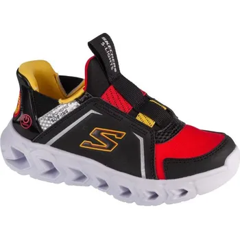 Chlapecké tenisky Skechers Slip-Ins: Hypno-Flash 2.0 - Vexlux 403830L-BKRD Black 27 31