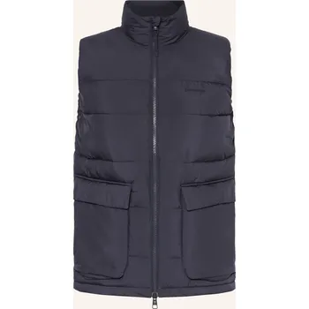 Pánská bunda Knowledgecotton Apparel Pánská Prošívaná Vesta, tmavě modrá, 54