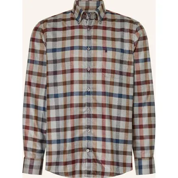 Pánská košile Ragman Pánská Flanelová Košile Comfort Fit, šedá / tmavě...