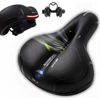 Sedlo na kolo Sedlo TEKAN CYKLISTICKÉ SEDLO ODVĚTRÁVANÉ TEKAN 210 mm