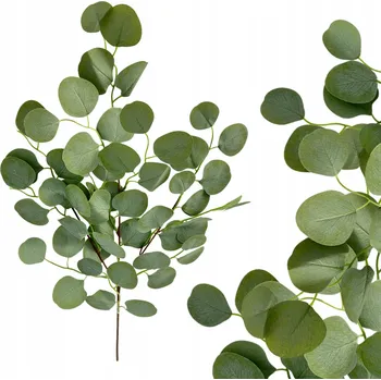 umělá květina Umělá větvička eukalyptu s listy do vázy, kytice dekorace, dekorace 66 cm