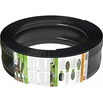 Zahradní obrubník Plast Zahradní lem 2500 cm x 12,5 cm černý