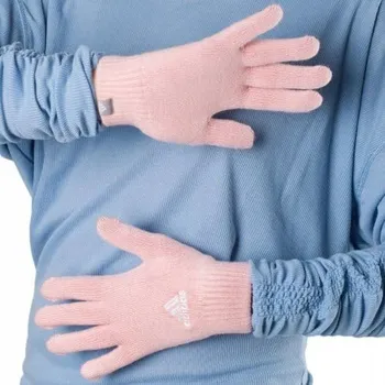 Rukavice Růžové dámské rukavice ADIDAS E81749 vel M