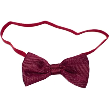 Mrofi Dětský motýlek na gumičce se vzorem Mrofi, bordó Velikost: 74 (6-9m)