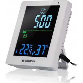 Meteostanice Bresser Senzor kvality vzduchu CO2, bílý