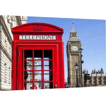 Obraz OBRAZ NA PLÁTNĚ LONDÝN ULICE 90x60 800 VZORŮ
