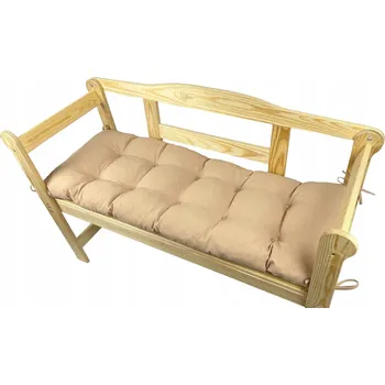 Podsedák Polstry, polštáře na zahradní nábytek, na lavičku, BÉŽOVÁ 160 cm