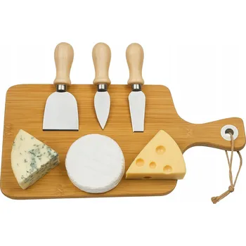 Kuchyňské prkénko Prkénko na krájení sýrů Excellent Houseware bambusové, 1 ks