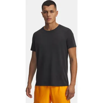 Pánská móda Pánské tričko Under Armour UA Trail Run Wool SS-BLK 6001832-001 Černá MD