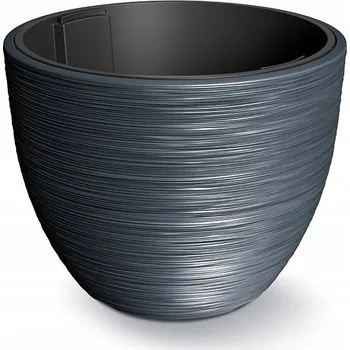 Květináč Květináč plast černý, šedý Prosperplast 56,9 cm x 56,9 x 44,5 cm