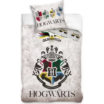 Povlečení Bavlněné povlečení 140x200 + 70x90 cm - Harry Potter Famfrpálové týmy
