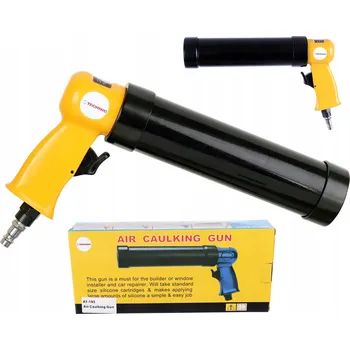 Vytlačovací pistole PNEUMATICKÁ PISTOLE CELOKOVOVÁ NA SILIKON, LEPIDLO A TMEL - KARTUŠE