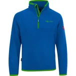 Mikina TROLLKIDS Nordland Half Zip - medium blue/green 92