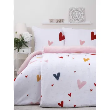 Povlečení Francouzské povlečení mikroplyš Exclusive – Srdíčka