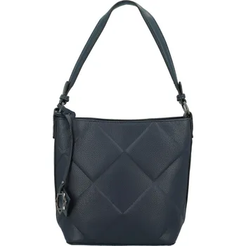 Kabelka Trendy dámská koženková kabelka na rameno Faina, tmavě modrá