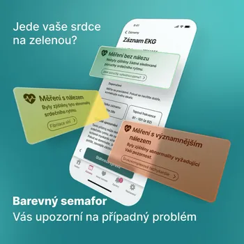 Monitor životních funkcí KARDI AI 3&nbsp;měsíční EKG monitoring srdce XXXL