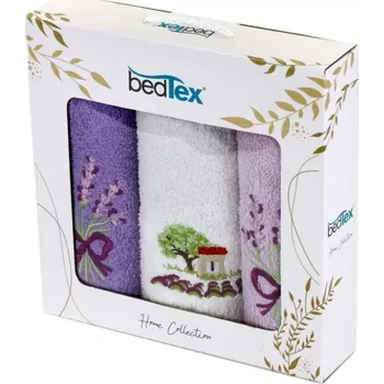 Kosmetická sada Dárková sada froté ručníčků 3 ks - Levandule