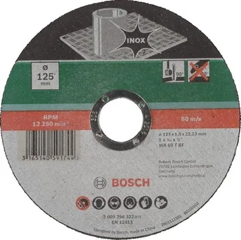 Bosch Accessories WA 60 T BF 2609256322 řezný kotouč rovný 125 mm 1 ks nerezová ocel, kov