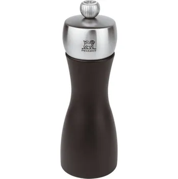 Kuchyňský mlýnek Sambonet Paderno Industrie MLÝNEK NA SŮL, zn. PEUGEOT - FIDJI výška 15 cm, černá matná