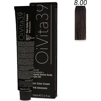 Barva na vlasy OiVita39 Hair Color Cream with Ammonia 8.00 - Profesionální krémová barva na vlasy s amoniakem 100 ml