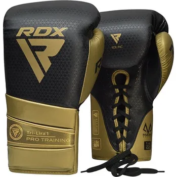Boxerské rukavice Boxerské rukavice RDX L1 Mark Pro zlaté vel. 16oz