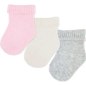Kojenecké oblečení NVT Kojenecké ponožky, sada 3 páry, GIRL Velikost: 62/68 (3-6m)