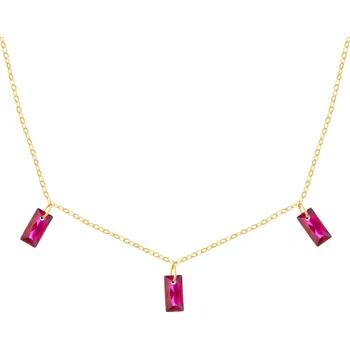 Náhrdelník Zlatý náhrdelník se zirkony - AP541-8500