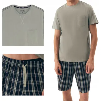 Pánské pyžamo Henderson pánské pyžamo Dexter s krátkým rukávem, velikost XXL