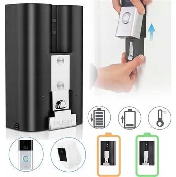 IP kamera BATERIE PRO RING DOORBELL 6040MAH 3.7V NÁHRADNÍ DÍL PRO DOORBELL 2/3/4 BEZPEČNOST