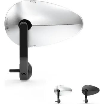 Zrcátko pro motocykl Zpětné zrcátko Rizoma Reverse Radial, univerzání, E-mark - Levé nebo Pravé pro motocykly, hliník - Černá