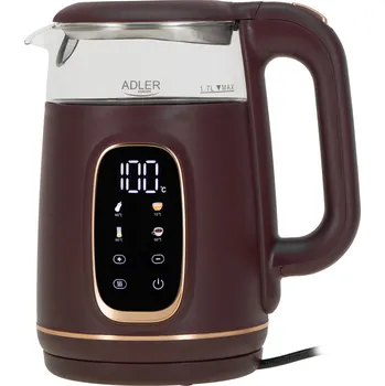 Rychlovarná konvice Konvice Adler AD 1305 BU vínovo zlatá