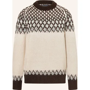 Pánská móda Marc O'polo Pánský Svetr, režná / tmavě hnědá / tyrkysová, L